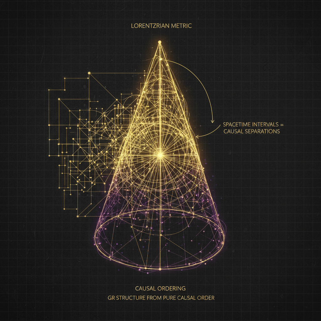 Cause-Plex and Spacetime: Deriving the Lorentzian Metric from Causal Structure